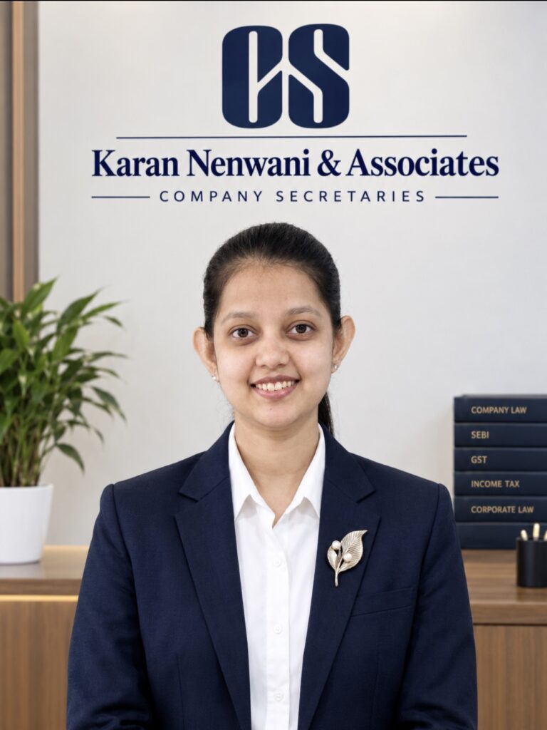 Madhvi Bhoge, Senior Article Assistant at Karan Nenwani & Associates